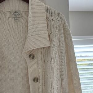 St. John’s Bay Cream Cable Knit Sweater